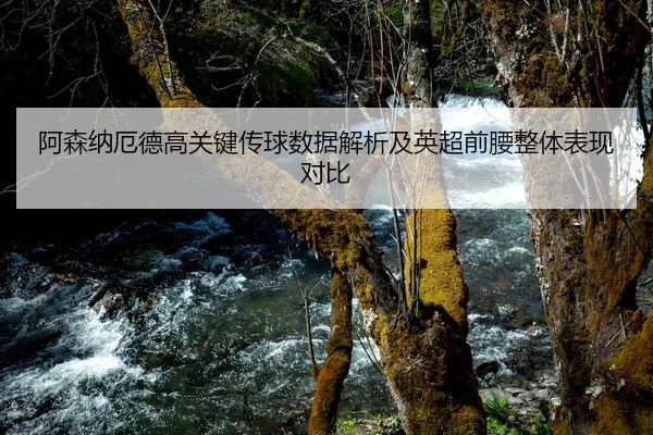 阿森纳厄德高关键传球数据解析及英超前腰整体表现对比